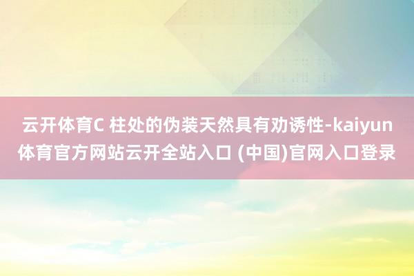 云开体育C 柱处的伪装天然具有劝诱性-kaiyun体育官方网站云开全站入口 (中国)官网入口登录